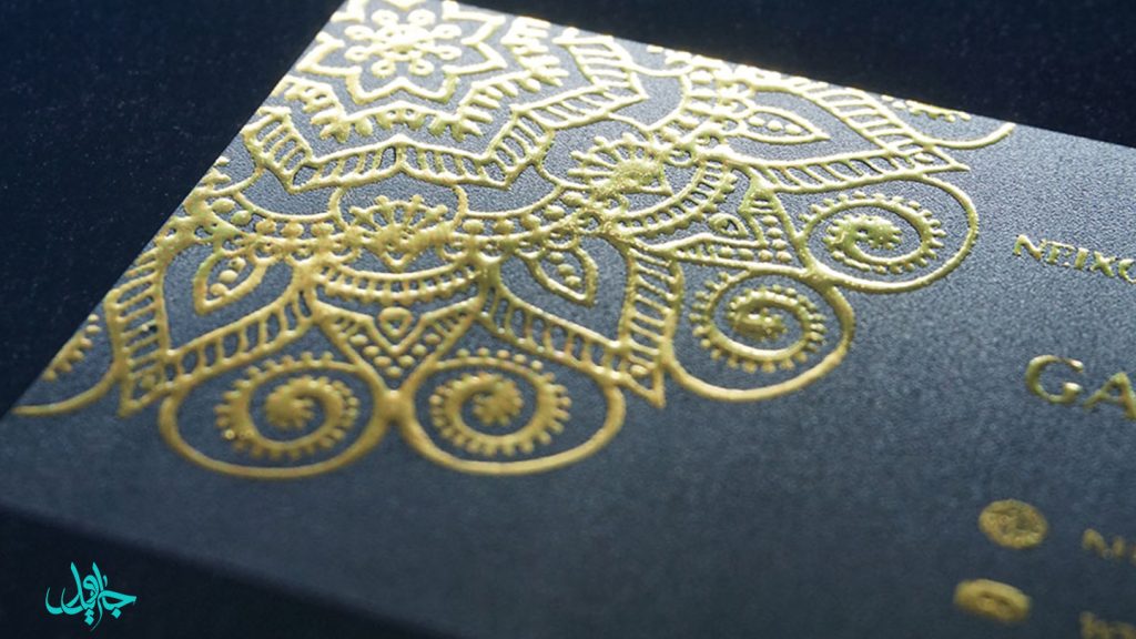 چاپ UV DTF طلایی